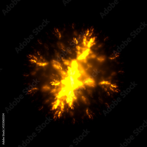 fire rays texture abstract image