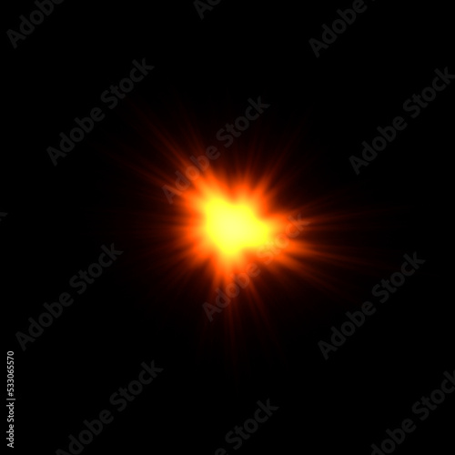 picture of a yellow orange light