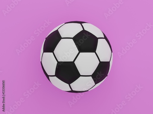 Soccer Ball 3D Illustration