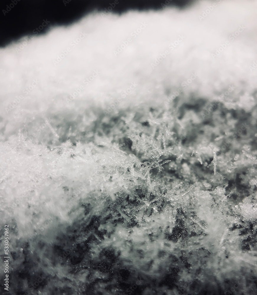 Close Up Snow Close Up Snow