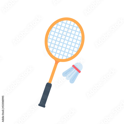 Badminton bat for hitting shuttlecocks in indoor sports