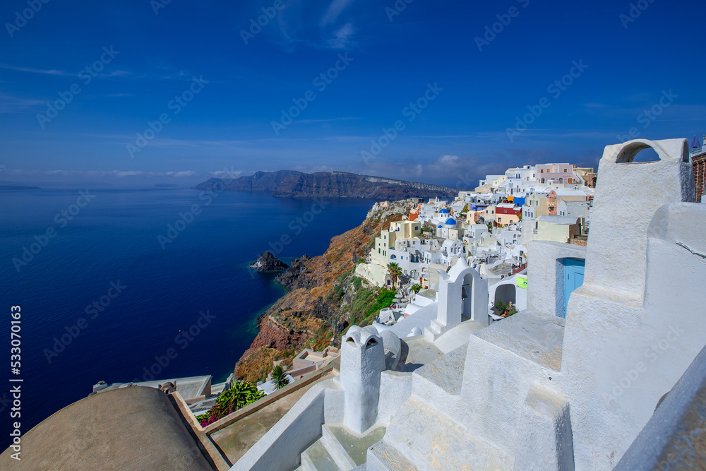 Fototapeta premium サントリーニ島