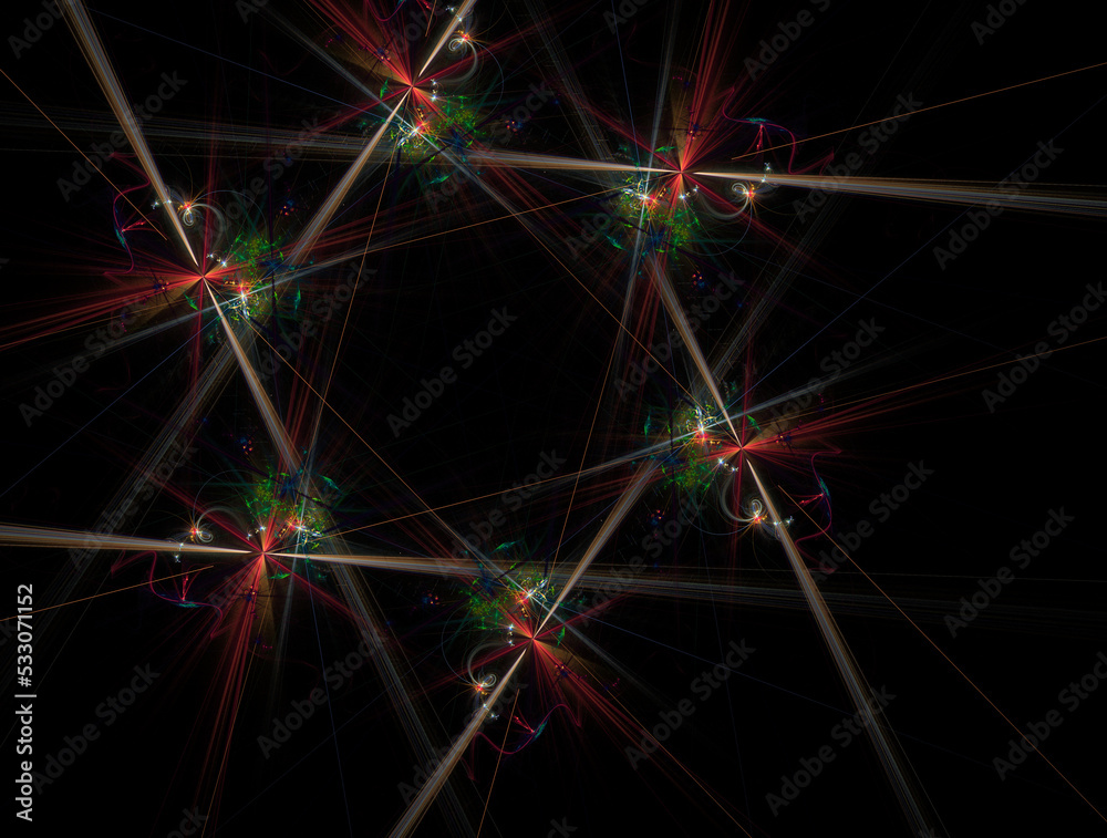 Fototapeta premium Imaginatory fractal abstract background Image