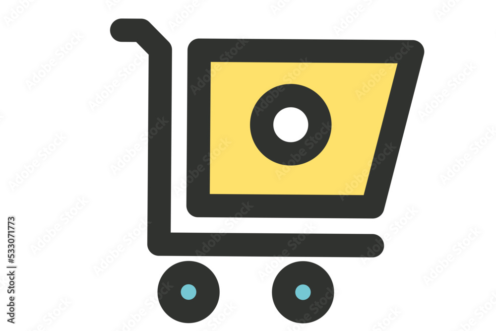 Bold Cart line icon Bold Cart line icon