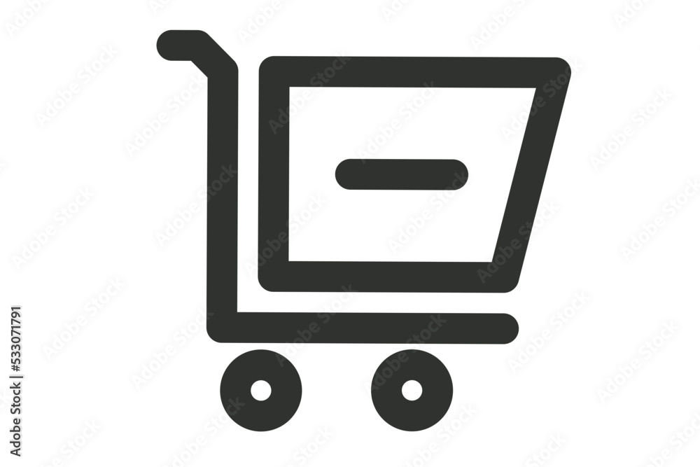 Bold Cart line icon Bold Cart line icon