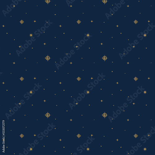 pattern made from star shape suitable for card, wrapping paper, fabric & wallpaper.
