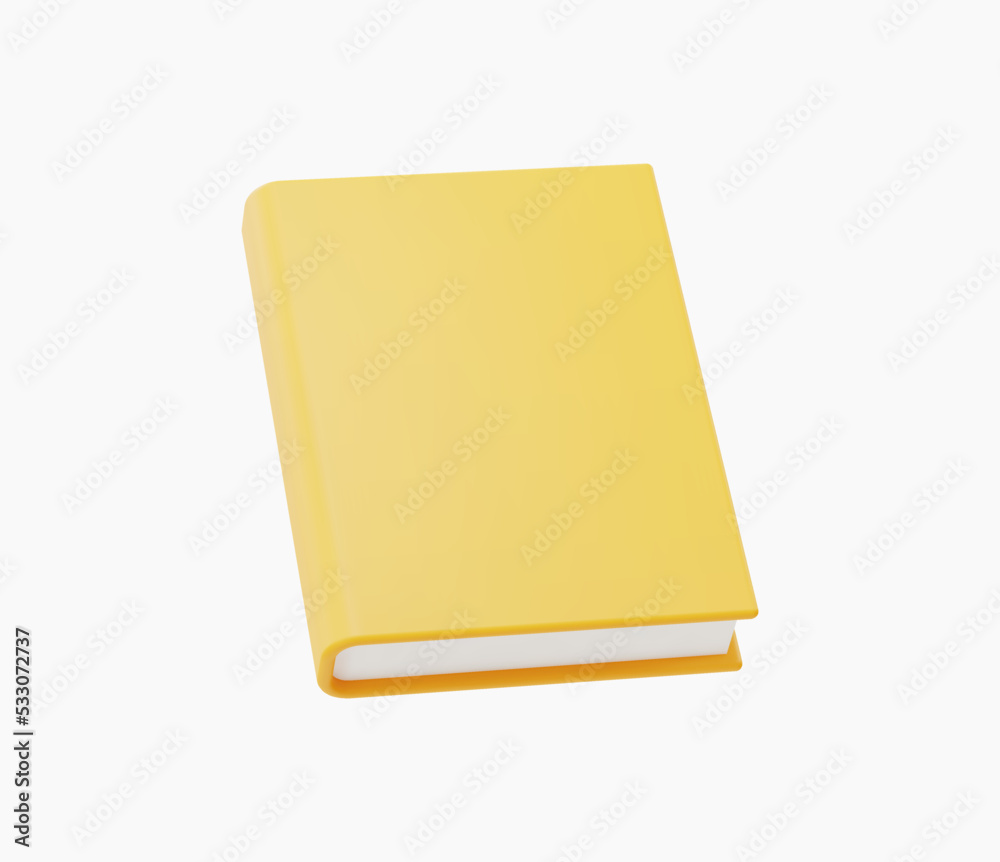 3d Realistic Book icon vector illustration. 3d Realistic Book icon vector illustration.