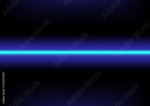 Glowing futuristic lines in the dark space with stars concept. Energy technology idea