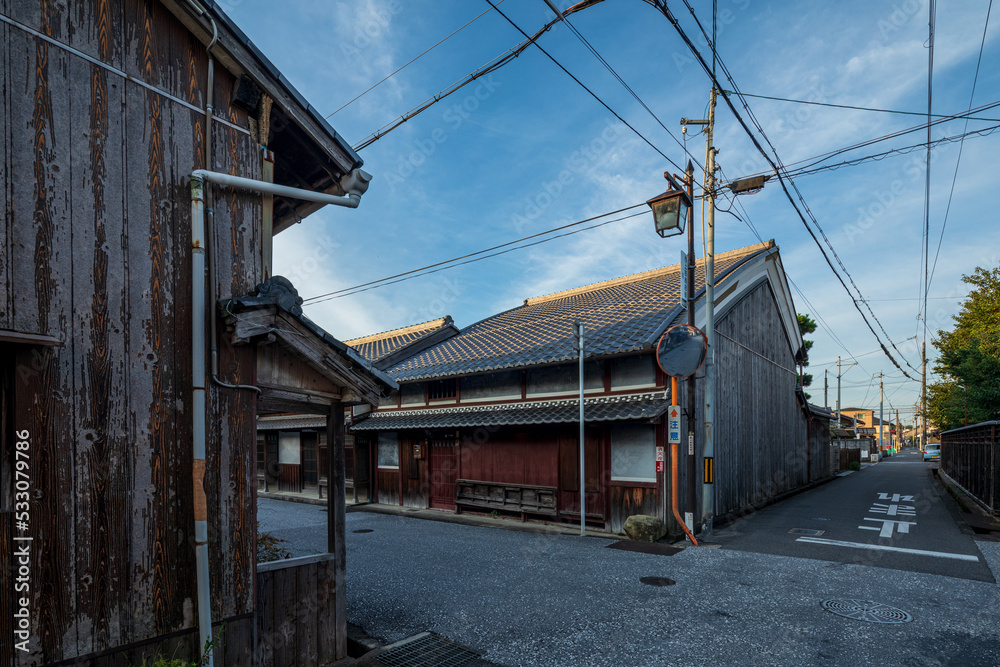 近江八幡の古い町並み 滋賀県近江八幡市 近江八幡の古い町並み 滋賀県近江八幡市