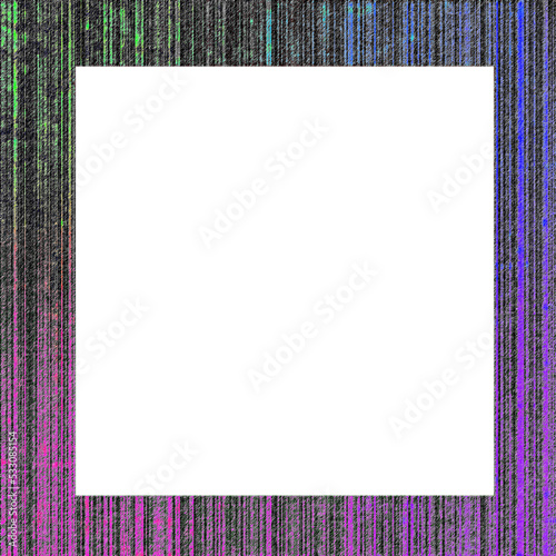 Abstract transparent glitch art texture element.