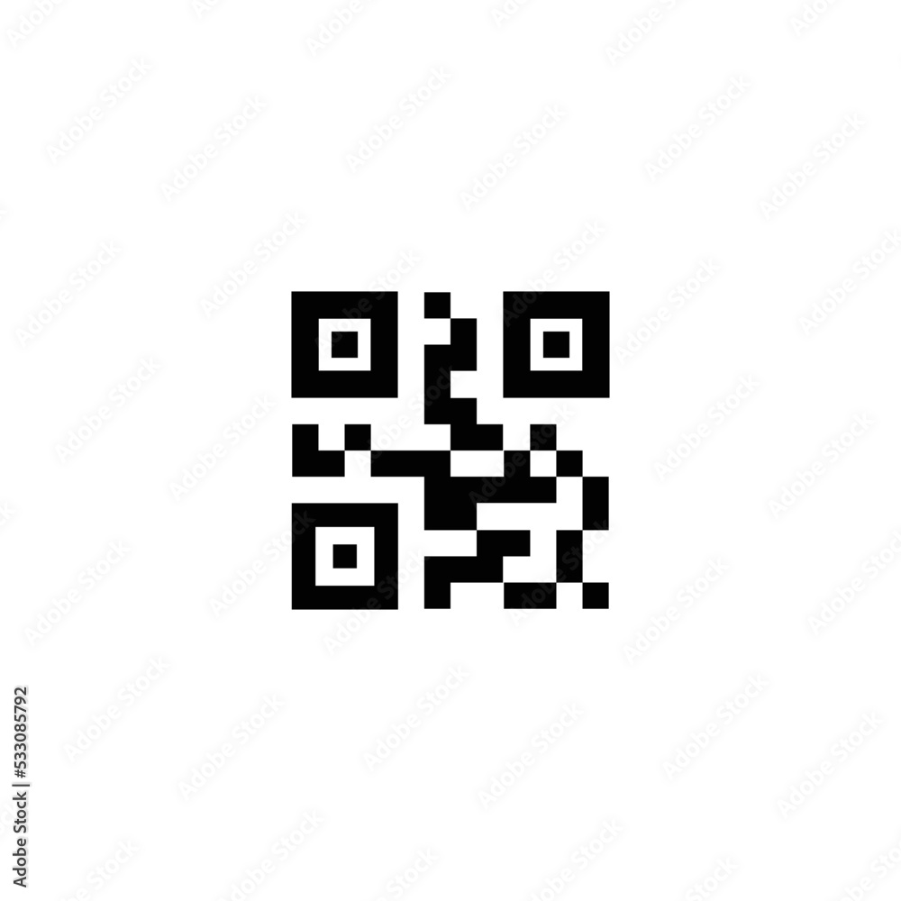 Vector QR code Vector QR code