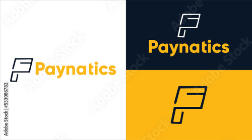 paynatics web logo, online web logo, web icon, website logo, logotype, logo design
