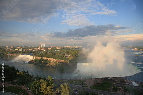 Amerikanische und kanadische Niagarafälle / American and Canadian Niagara Falls / photo