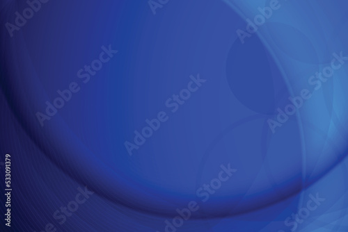 Abstract blue color background with geometric round shape. Vector illustration.