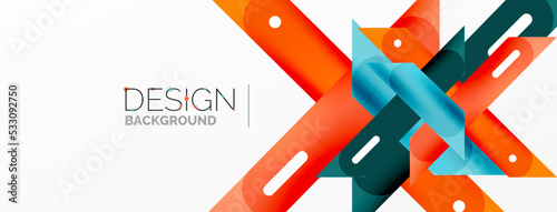 Background overlapping lines. Dynamic lines abstract wallpaper. Straight lines composition vector illustration for wallpaper banner background or landing page