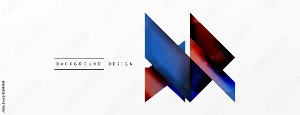 Abstract background. Simple color geometric shapes composition with 3d effect, lights and shadows. Vector Illustration For Wallpaper, Banner, Background, Card, Book Illustration, landing page Abstract background. Simple color geometric shapes composition with 3d effect, lights and shadows. Vector Illustration For Wallpaper, Banner, Background, Card, Book Illustration, landing page