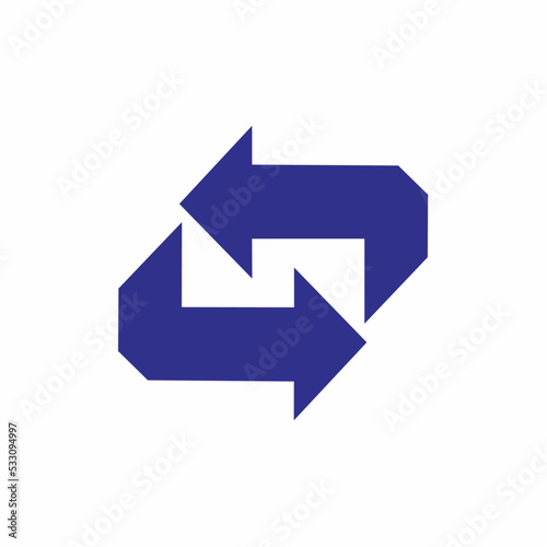 Free Download blue arrow icon isolated - GFXLoad