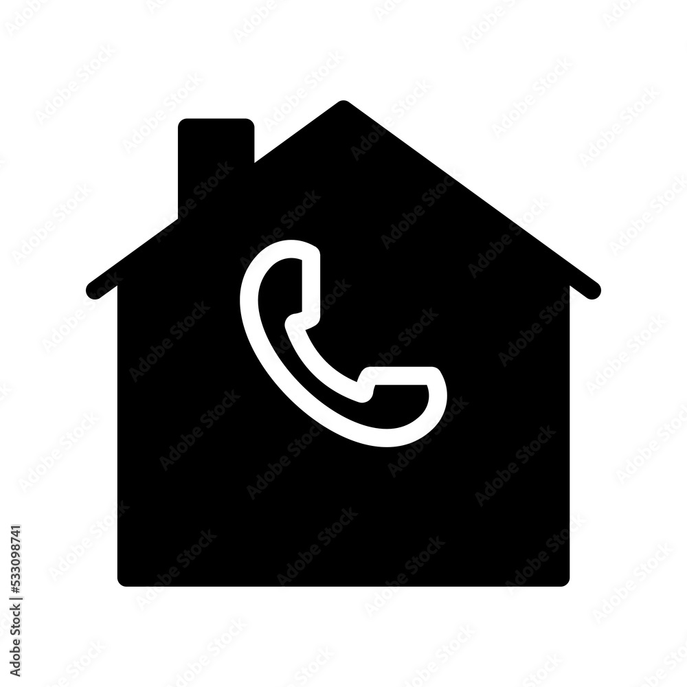 Home phone icon color editable Home phone icon color editable