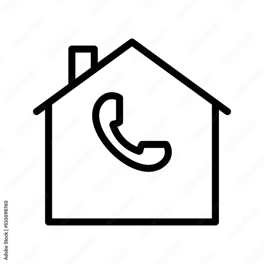 Home phone icon color editable Home phone icon color editable