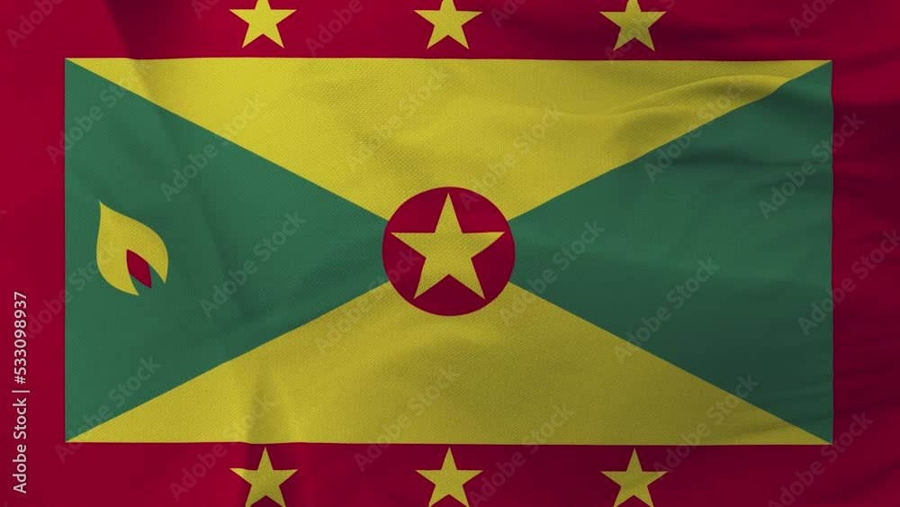 Gros plan 3d video 4k du drapeau Burundi Gros plan 3d video 4k du drapeau Burundi