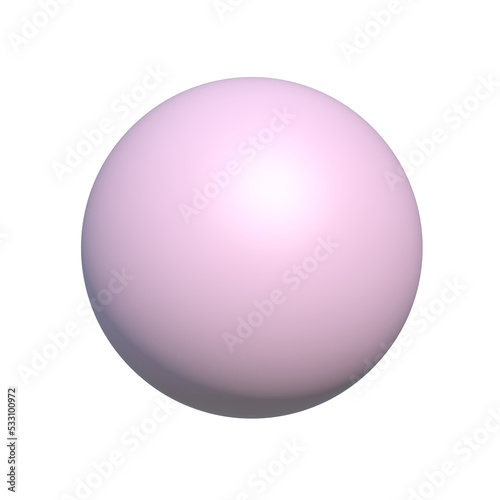 sphere geometric 3d icon