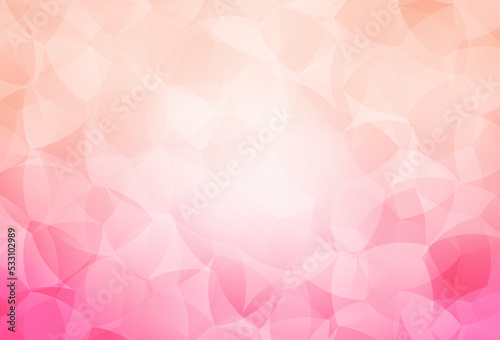 Light Pink vector triangle mosaic background.