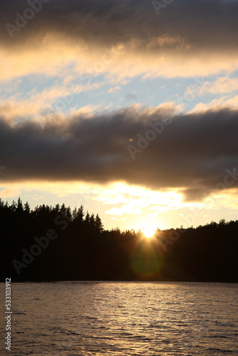 Chapleau - Chain of Lakes - Sonnenuntergang / Chapleau - Chain of Lakes - Sundown /