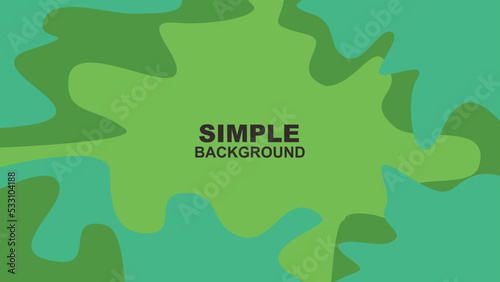 abstract simple blue and green dynamic background vector illustration EPS10