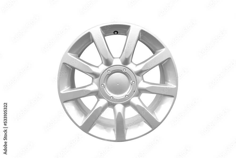 car alloy wheel rim transparent