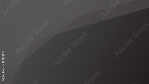 Black abstract geometric background. Modern shape concept.