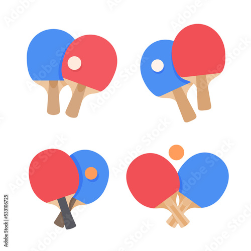 Ping pong bat for hitting the ball Indoor Table Tennis Tournament