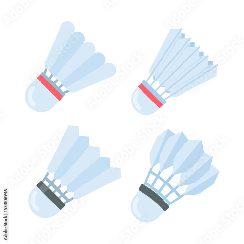 feather badminton ball for sporting events in the gym