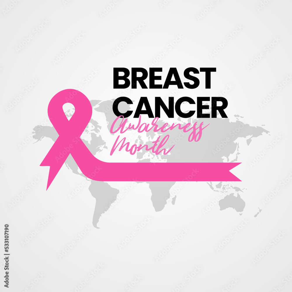Breast cancer large pink ribbon Breast cancer large pink ribbon