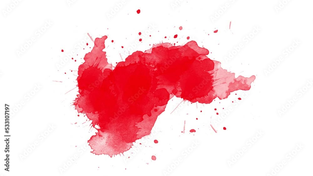 Red Ink brush stroke transition. Ink splash. Abstract ink brush blot, splat, fluid art, overlay, alpha matte composition, spreading brush stroke. ink transition splatter spreading effect. Red Ink brush stroke transition. Ink splash. Abstract ink brush blot, splat, fluid art, overlay, alpha matte composition, spreading brush stroke. ink transition splatter spreading effect.