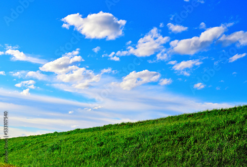 green field and blue sky © katsuhiko kato