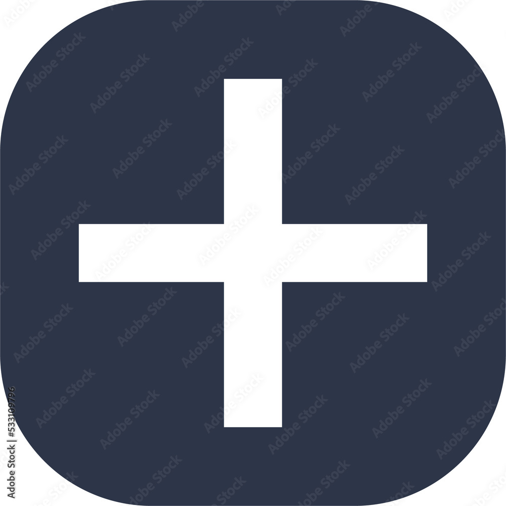 Obraz premium Add more icon best for mobile application interface. Plus sign illustration.