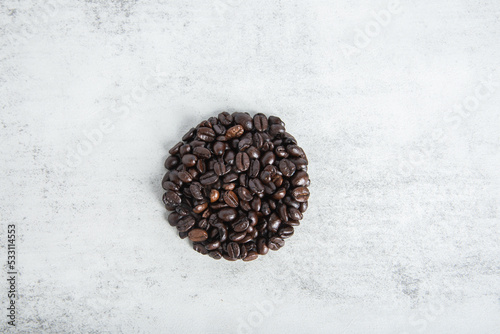 Coffee beans on background 