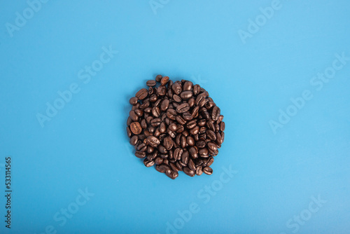 Coffee beans on background 