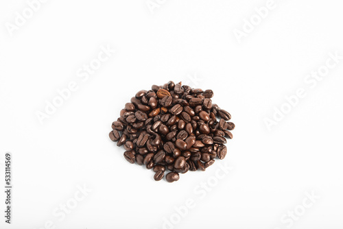 Coffee beans on background 