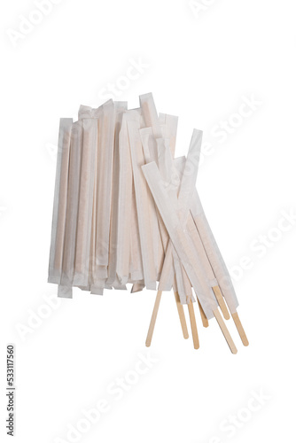 Wooden disposable food utensils
