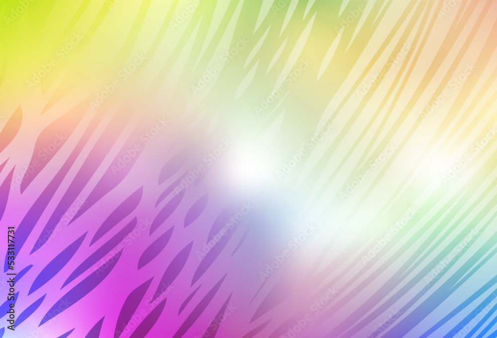 Fototapeta premium Light Multicolor vector abstract bright texture.