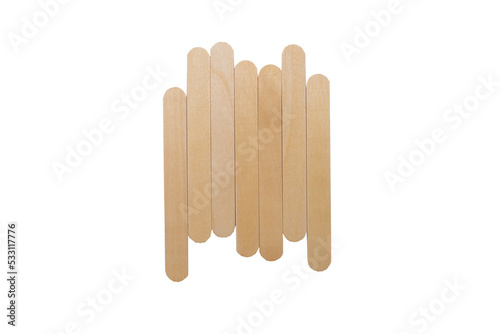 Wooden disposable food utensils