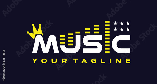 abstract music logo