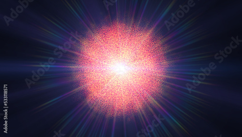Abstract particles sun solar flare particles