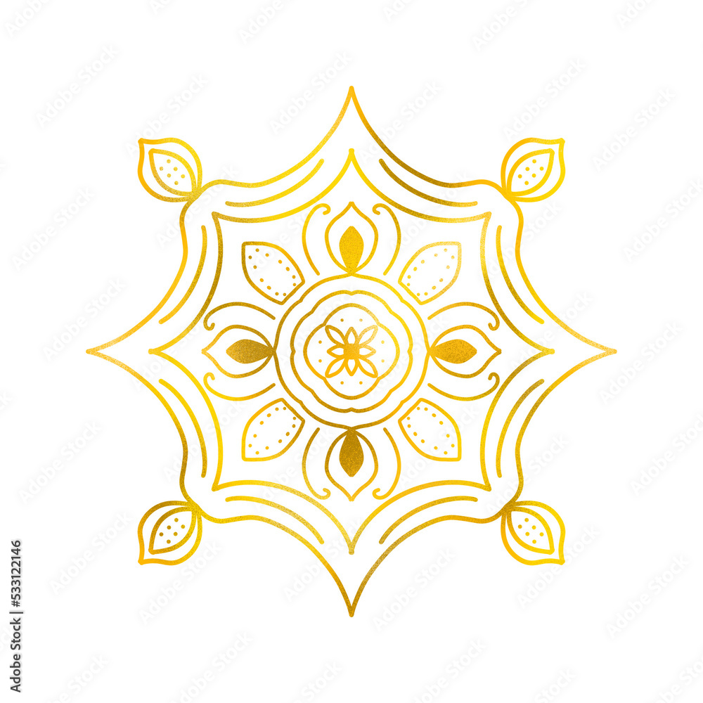 gold mandala ornament gold mandala ornament