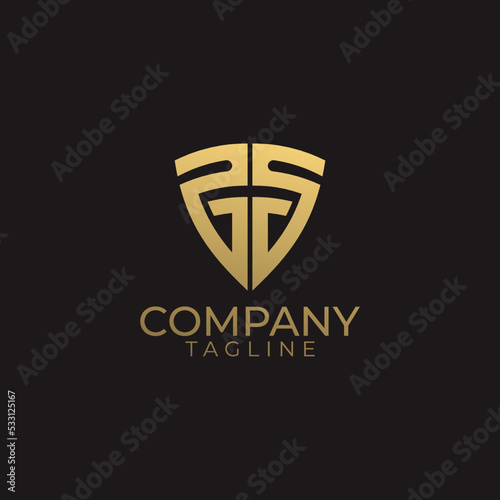 s shield logo design and premium vector templates