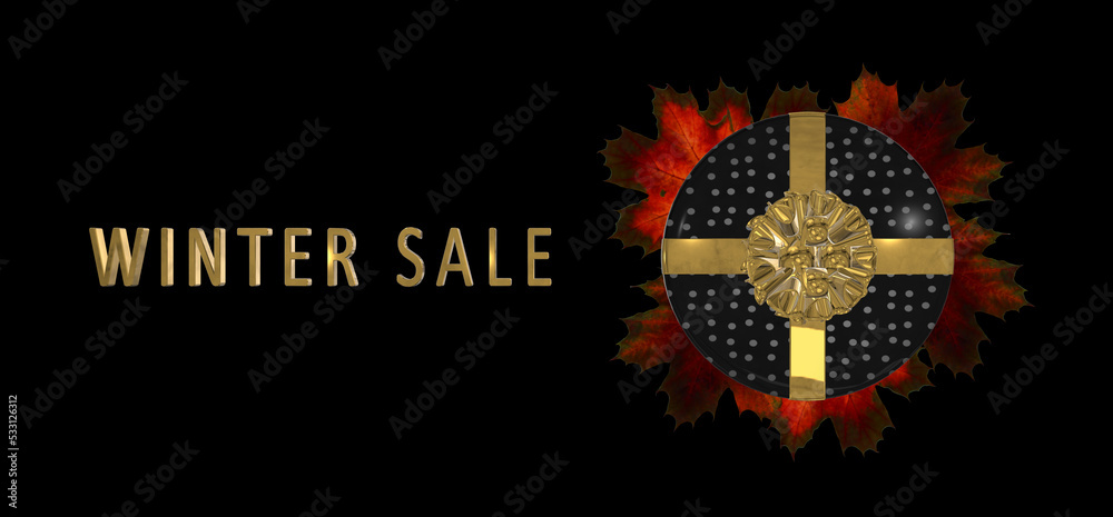 Winter sale background, winter sales promotion banner, winter sale marketing poster Winter sale background, winter sales promotion banner, winter sale marketing poster