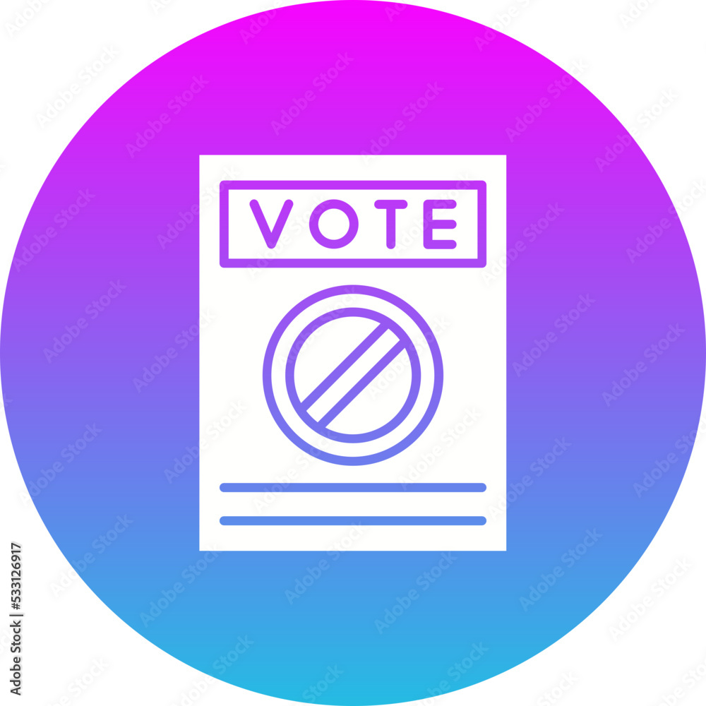 Forbidden Sign Gradient Circle Glyph Inverted Icon Forbidden Sign Gradient Circle Glyph Inverted Icon