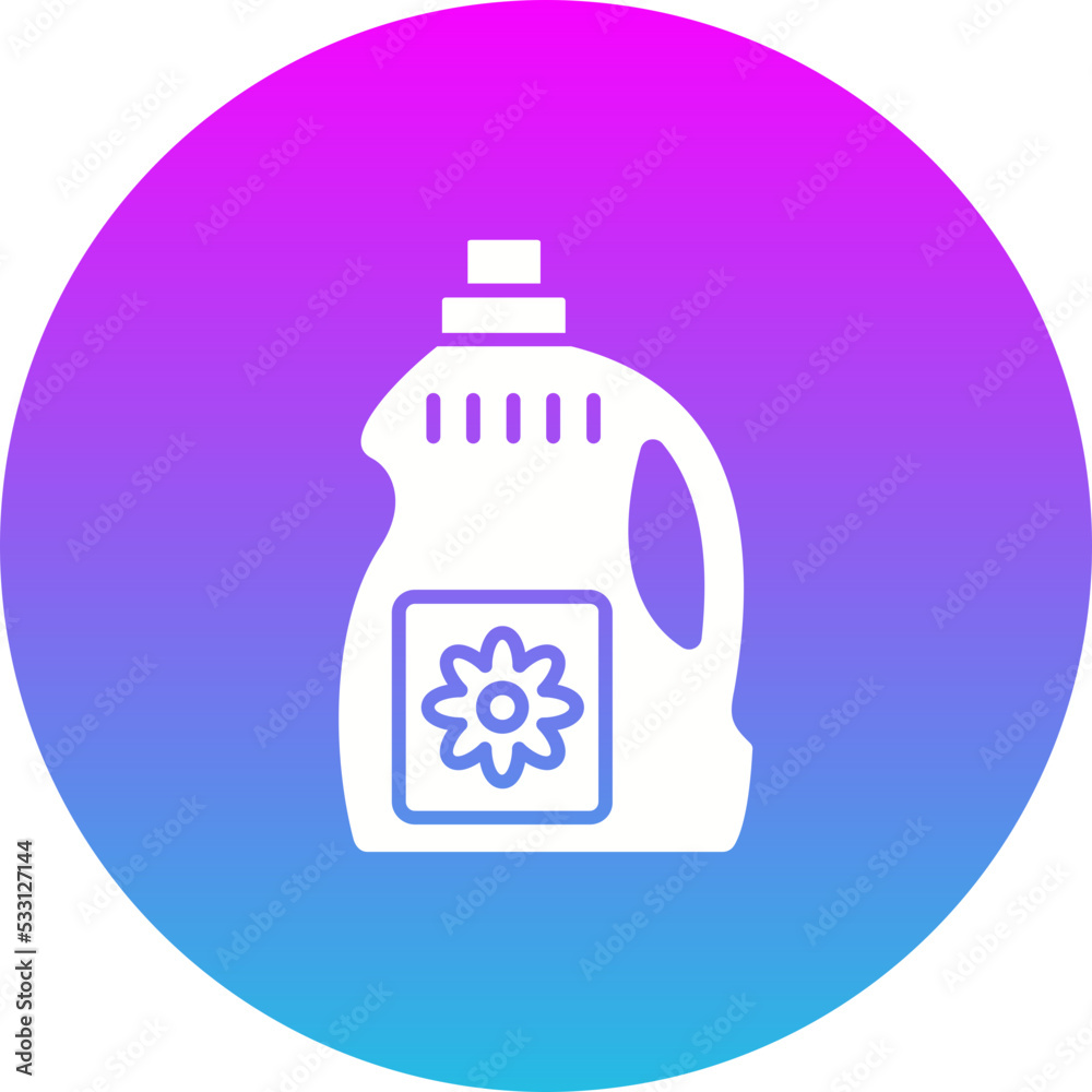 Detergent Gradient Circle Glyph Inverted Icon Detergent Gradient Circle Glyph Inverted Icon