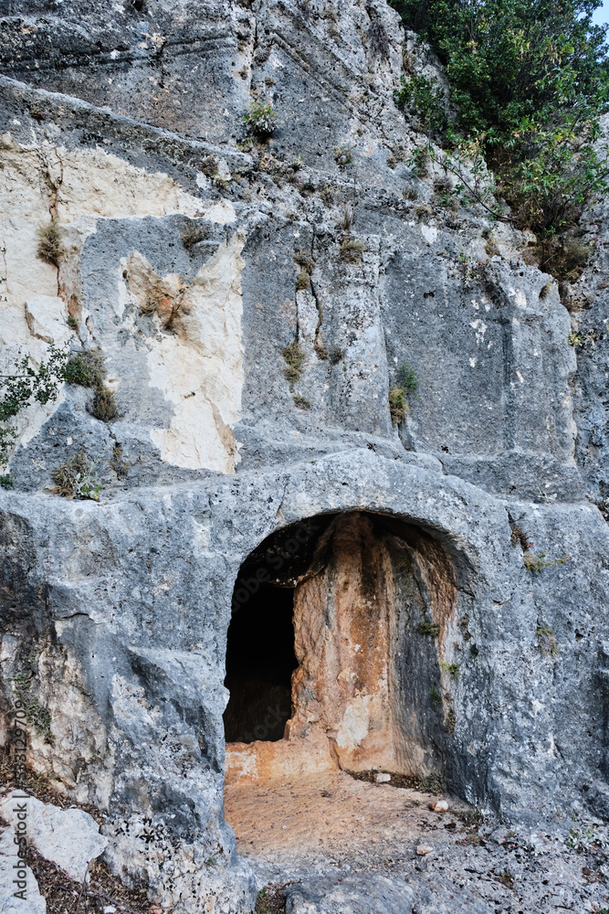 Rock Tombs in the Ancient City of Olba, Mersin, Turkey